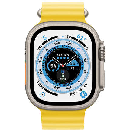 Apple Ocean Band for Apple Watch 44-45-49 mm – Yellow