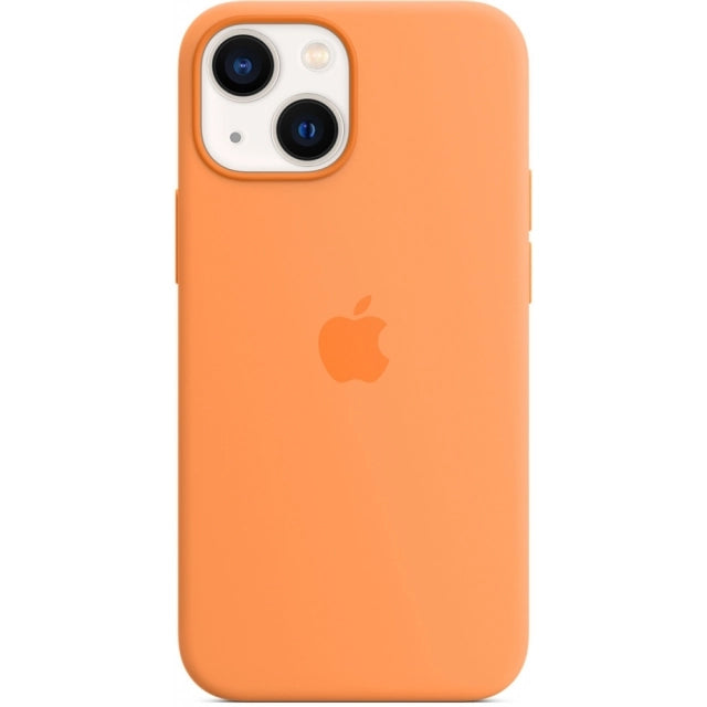 Apple iPhone 13 mini Silicone case with MagSafe – Marigold - Yellow/Orange
