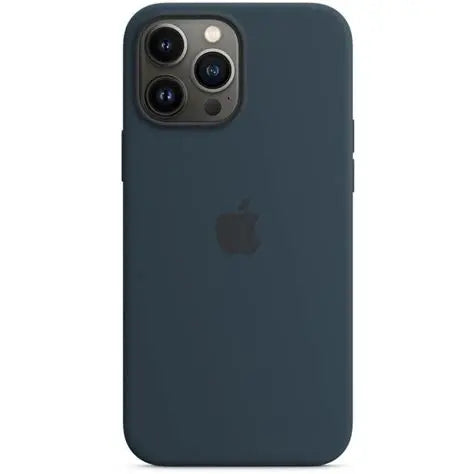 Apple iPhone 13 Pro Max silicone case with MagSafe - Abyss Blue - Blue