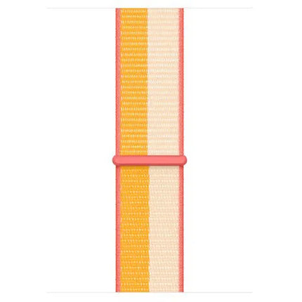 Apple watch sport band in color yellow and white