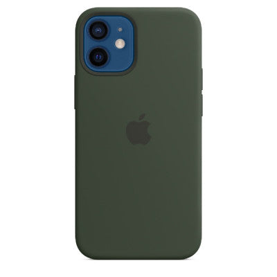 Apple iPhone 12 mini silicone case - green