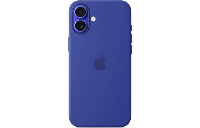 Apple iPhone 16 plus silicone case - ultra marine blue