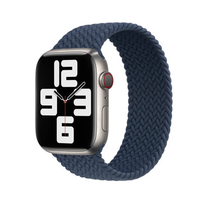 Apple Watch braided solo loop band - blue