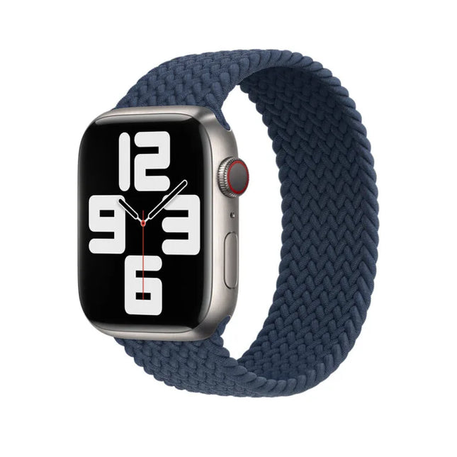 Apple Watch braided solo loop band - blue