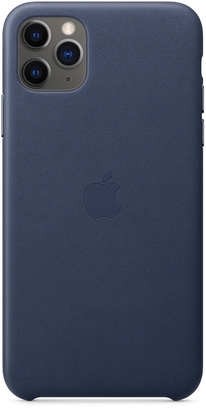 Apple Leather Case for iPhone 11 Pro Max – dark blue