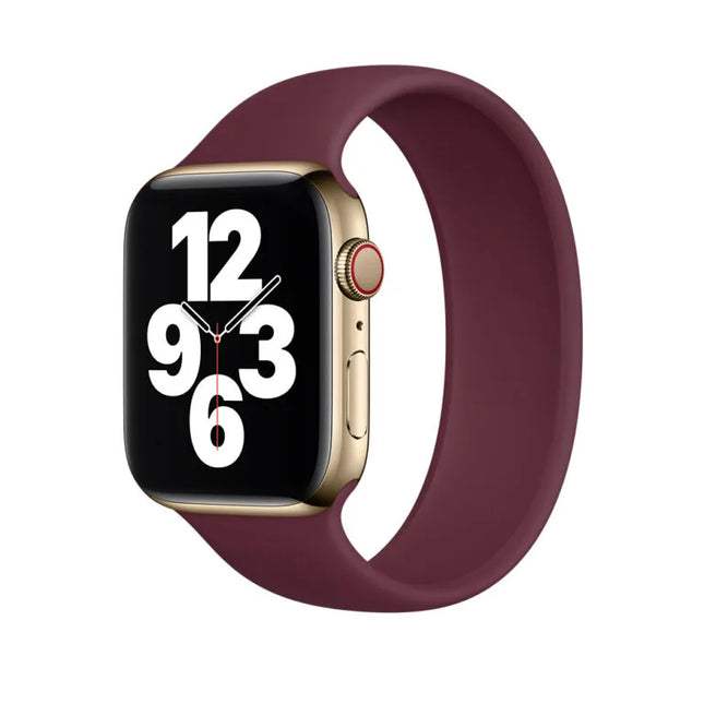Apple Silicon Solo Loop for Apple Watch – Dark Purple