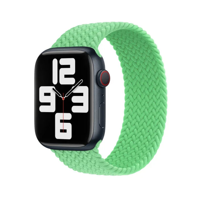 Apple Watch Braided Solo Loop Band - Green