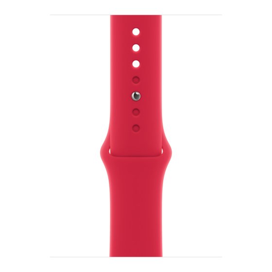 Stylish and Supportive: Apple Watch Sport Band 45mm in (PRODUCT)RED