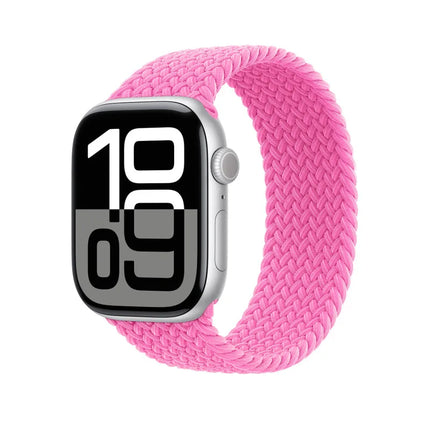 Apple watch braided solo band - Pink - flamingo