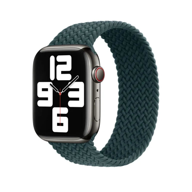 Apple Watch Braided Solo Loop – Rainforest Green