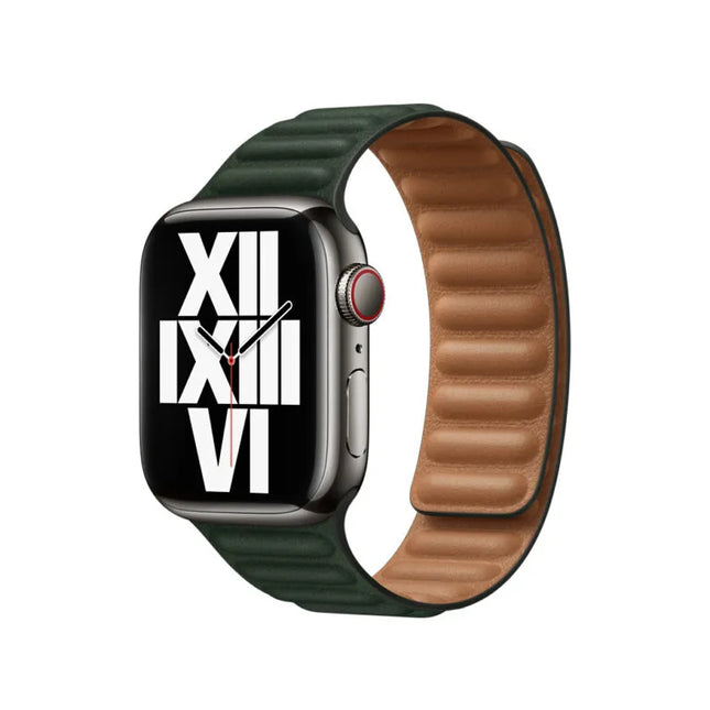 Apple Watch Leather Loop Band 45 mm – green
