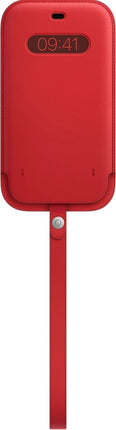 iPhone 12 Pro Max leather sleeve product red