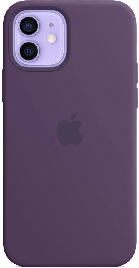 Apple Silicone Case with MagSafe for iPhone 12 and iPhone 12 Pro – Amethyst Color Purple