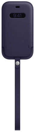 iPhone 12 mini leather sleeve deep violet (purple)