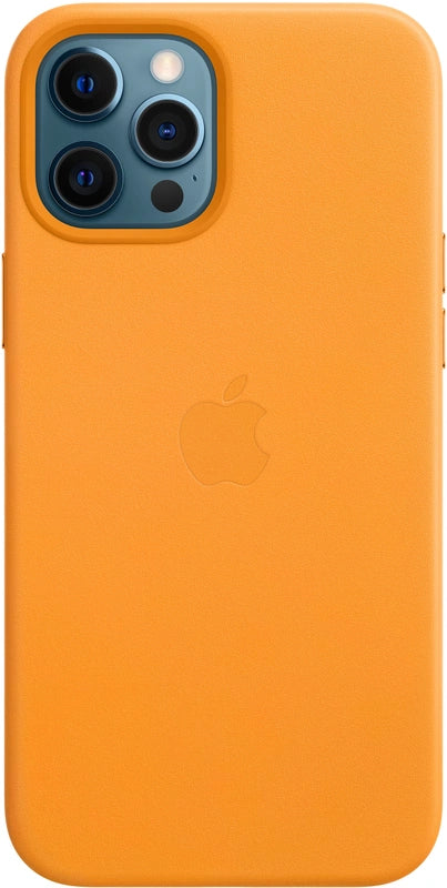 iPhone Apple orange leather case