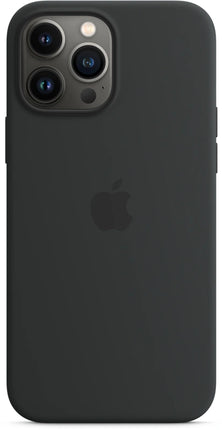 iPhone 13 Pro Max silicone case midnight black color