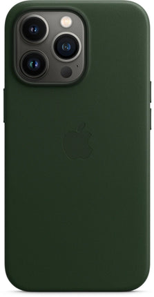 Apple Leather Case with MagSafe for iPhone 13 Pro – Green