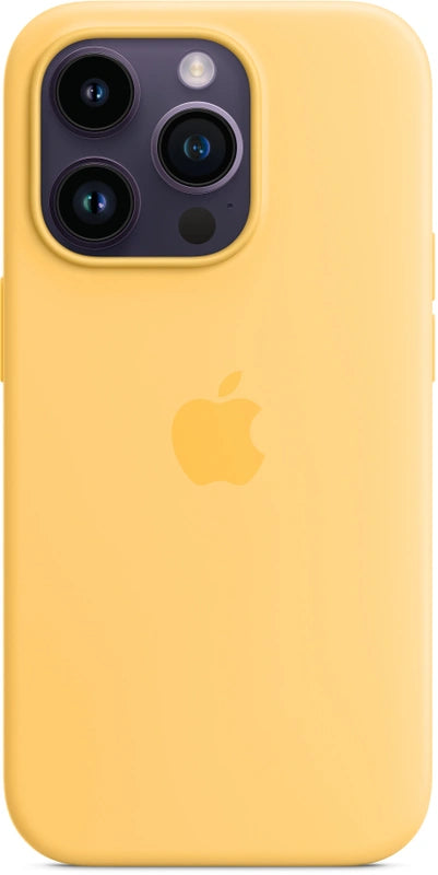 iPhone 14 pro silicone phone case | Yellow