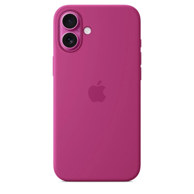 Apple iPhone 16 plus silicone case - Fuchsia - purple