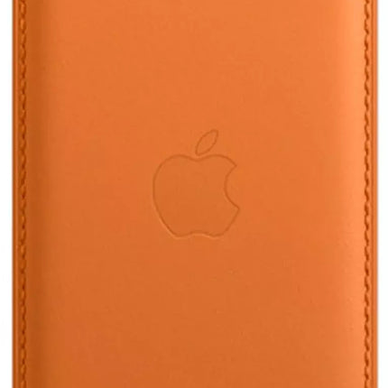 iPhone leather card holder | gold-brown
