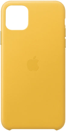 Apple High-Quality Leather Case for iPhone 11 Pro Max – Yellow