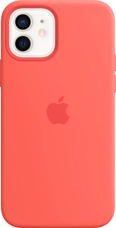 Apple iPhone 12/12 Pro Silicone Case with MagSafe - Citrus Pink