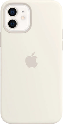 Apple Silicone Case with MagSafe for iPhone 12 and iPhone 12 Pro – White