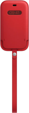 Apple Leather Sleeve with MagSafe for iPhone 12 mini - (PRODUCT)RED