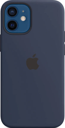 Apple Silicone Case with MagSafe for iPhone 12 Mini – Dark Navy Blue