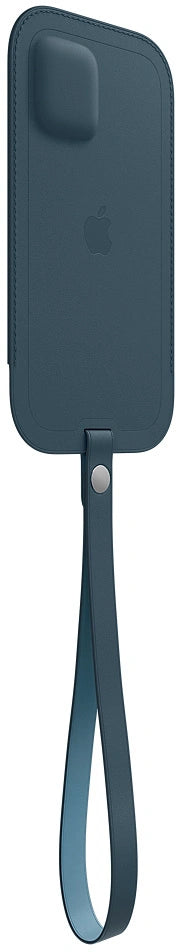 Apple Leather Sleeve with MagSafe for iPhone 12 and iPhone 12 Pro – Baltic Blue