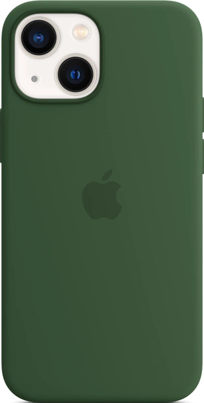 iPhone 13 mini silicone phone case color green
