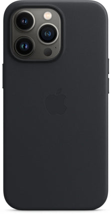 iPhone 13 Pro leather case midnight black