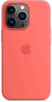 iPhone 13 pro silicone phone case - Pink